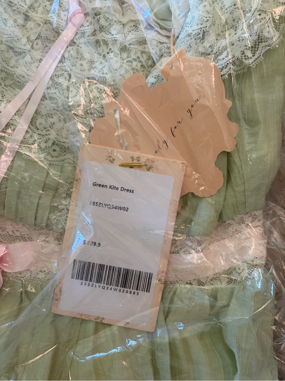 NEW LaceMade Green Kite Dress - Picture 15 of 16